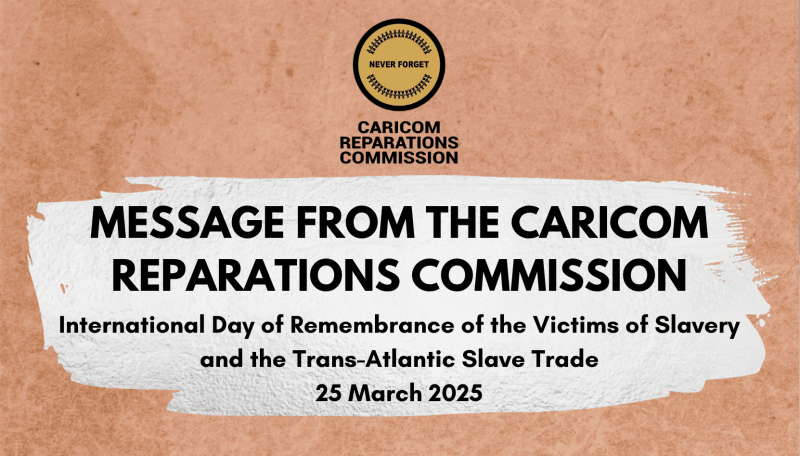 CARICOM Reparations Commission March 25, 2025